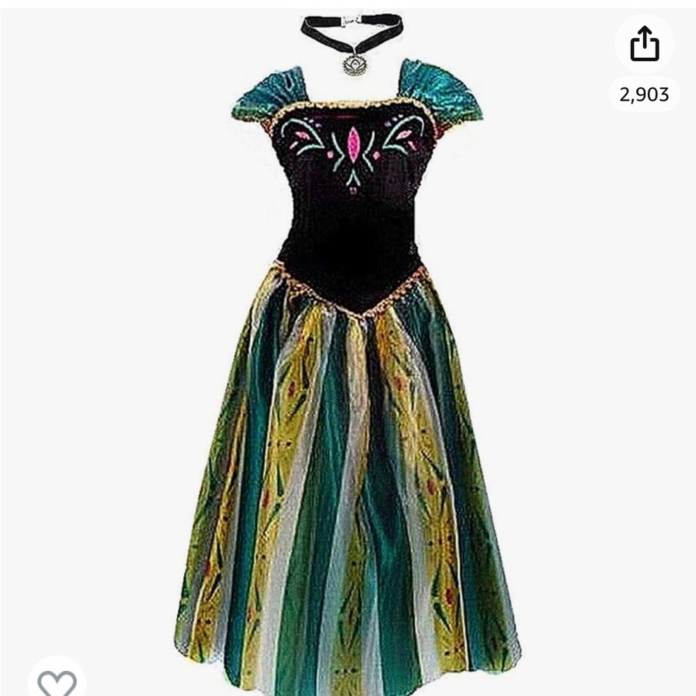 Princess Anna dress - Adult size small